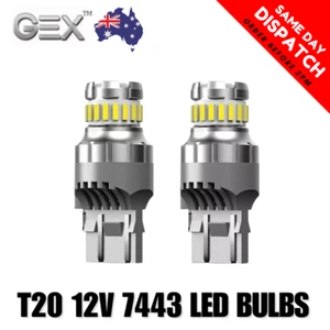 GEX T20 7443 LED Bulbs Canbus No Error White Reverse Light Bulbs 2Pcs - Picture 1 of 10