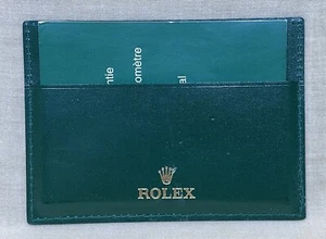 Billetera ROLEX Folleto Garantía Cronómetro Manual Submariner GMT FABRICANTE DE EQUIPOS ORIGINALES/ - Imagen 1 de 7
