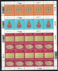 Singapore 2024 Peranakan Museum Complete 12V in full sheets - Picture 1 of 3