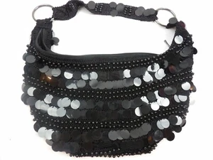 Abendtasche/Handtasche schwarz Pailletten "Fashion Express" - Bild 1 von 7