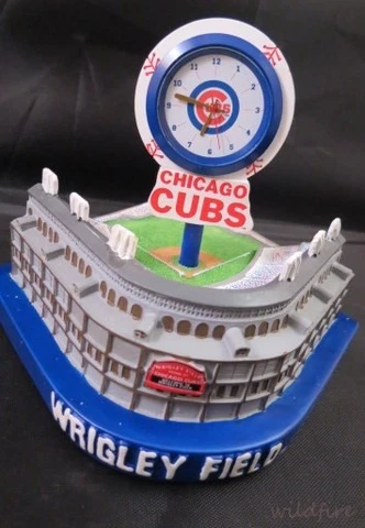 CHICAGO CUBS WRIGLEY FIELD BASEBALL PARK STADIUM CLOCK Forever Collectibles MLB Cover