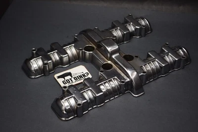 Cubierta de válvula temprana cromada Dragbike KZ Z1 73-78 Z1900 900 OEM Kawasaki de colección Foto 1 de 4