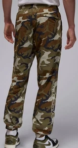 โ
 $100 Michael Air Jordan Nike Olive Green Camo Active MVP AOP Pants Men L ๐ฏ - Picture 1 of 13