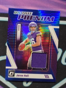2023 Panini Donruss Optic - Rookie Phenoms Jaren Hall #RP-JH Blue Hyper Prizm - Foto 1 di 2