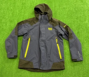 Craghoppers Bear Grylls AquaDry Waterproof Hiking Jacket Blue Zip Hood Large EUC - Picture 1 of 5