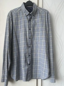 MENS LONG SLEEVED BLUE HARBOUR PURE COTTON SHIRT. SIZE L 16-16.5 - Picture 1 of 5
