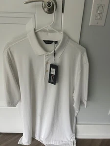 Walter Hagen 11 Final Round Poloshirt Herren Large Weiß Neu mit Etikett - Bild 1 von 2