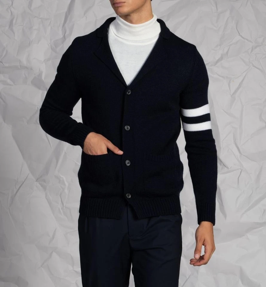 Cárdigan con botones en color azul - Imagen 1 de 1