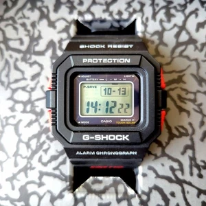 Orologio da polso CASIO G-SHOCK KIKSTYO collaborazione limitata G-5500 nero digitale nuovo - Foto 1 di 12
