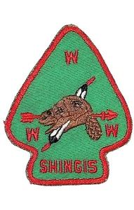 Shingis Lodge 497 Yohogania Council PA A1 Pfeilspitze Aufnäher ROT Bdr (BHP2379) - Bild 1 von 2