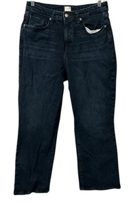 A New Day Women’s Dark Wash High Rise Straight Bootcut Jeans Size 12/31R (810) - Picture 1 of 5