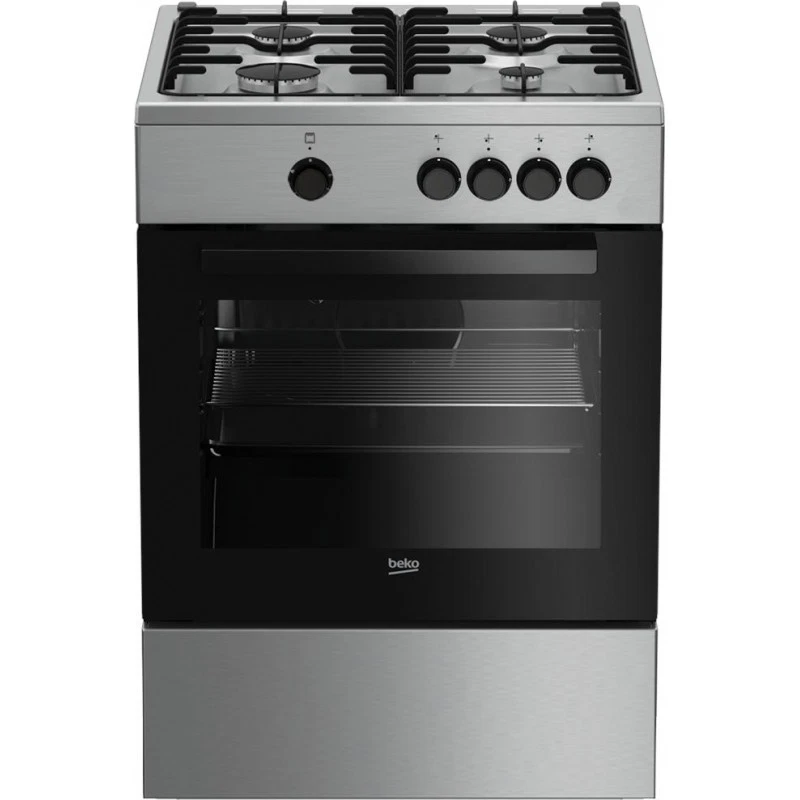 BEKO FSG62000DX CUCINA 60X60 4 FUOCHI FORNO A GAS 64LT COLORE INOX  - Immagine 1 di 1