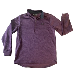 Under Armour Cold Gear Herren M Pullover Lila Quarter Zip Langarm - Bild 1 von 12
