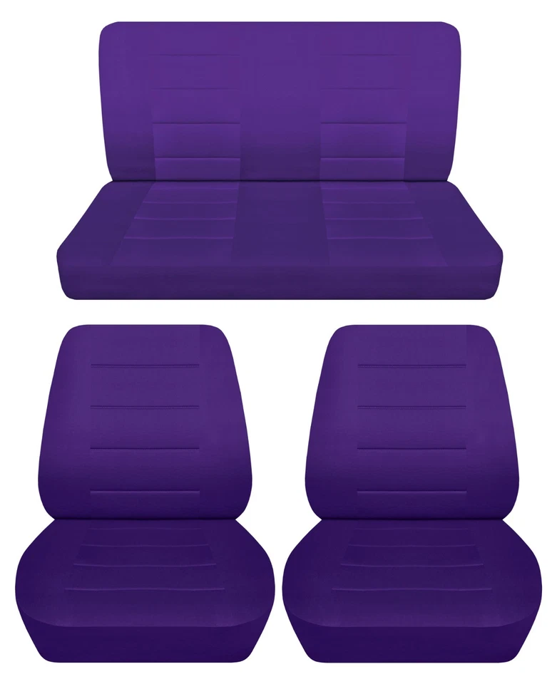 Fits 1961 to 1967 VW/ Volkswagon Beetle Front and rear seat covers nice colors - Image 1 of 1