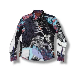 Robert Graham Long Sleeve Button Up Shirt HOOKED ON YOU Limited Edition Linen - Picture 1 of 11