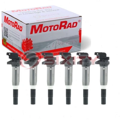 Bobinas de encendido directo MotoRad de 6 piezas para BMW 330xi 2003-2006 arranque de cable de chispa lq Foto 1 de 4