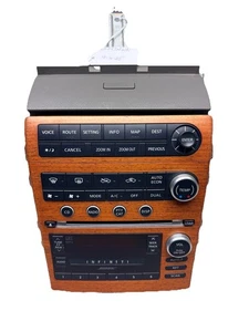 Radio de navegación Infiniti G35 Bose 2003-2004 CD 6 discos clima grano madera J284 - Imagen 1 de 10