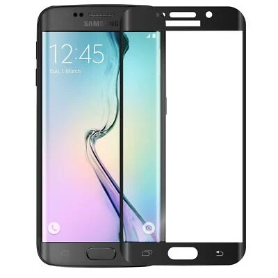 Para Samsung Galaxy S6 Edge 3D Curvado Cristal Protector Pantalla - Imagen 1 de 4