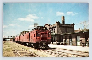 Postal Gulf Mobile Ohio Railroad Train México MO 1960s Cromo Sin Publicar - Imagen 1 de 2