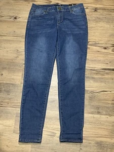 Fashion Nova Buffy Damenjeans Größe 9 Keep It Casual gerades Bein Stretch neu mit Etikett - Bild 1 von 9