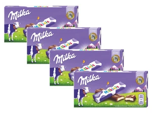 4 MILKA MILKINIS Cream Filled Alpine Milk Chocolate Sticks Candies Treats 88g - Picture 1 of 3