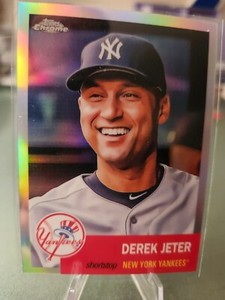 2022 Topps Chrome Platinum Derek Jeter Refractor