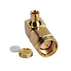 Sma Male Right Angle Solder Connector For 0.086