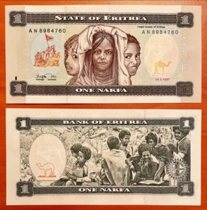 Eritrea 1 Nakfa 1997 P 1 UNC - Picture 1 of 1