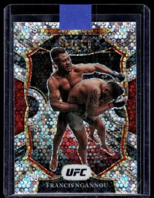 2021 Panini Select UFC #92 Francis Ngannou Disco Prizms - Image 1 of 2