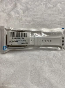 Nukelolo für Apple Watch Silikon Armband 45 mm WEISS - Bild 1 von 3