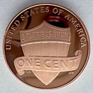 2025 S Lincoln Shield Cent Rim CUD Break Die Mint Error Proof DCAM 1c Penny Coin - Picture 1 of 24