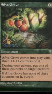 MTG Afiya Grove - Mirage - Rare - Magic the Gathering - Picture 1 of 2