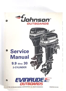 OMC 9.9 10 15 20 25 28 30 1995 35 HP 2CYL Johnson Evinrude manual de servicio 503146 - Imagen 1 de 12