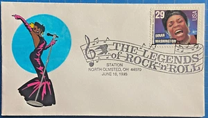 U.S. #2730 29¢ Dinah Washington FDC / First Day Cover (Gary) Hudeck Cachet HP - Picture 1 of 2