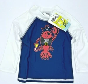 The Original Flap Happy Baby Boy Swimsuit Rash Guard Navy Size 18 Months 00711 - Picture 1 of 2