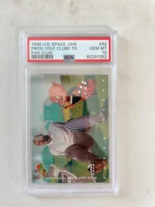 1996 Upper Deck Space Jam - From Golf Club to Fan club #52 PSA 10 Michael Jordan - Bild 1 von 2