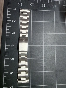 Genuine Rolex 78360 Oyster Stainless Steel Watch Bracelet & Clasp 558 End Links - Picture 1 of 5