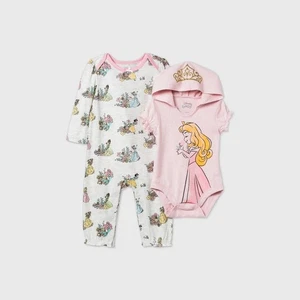 Mameluco y Body Princesa Disney 2pk Bebé Niñas - Rosa 0-3 Meses - Imagen 1 de 1