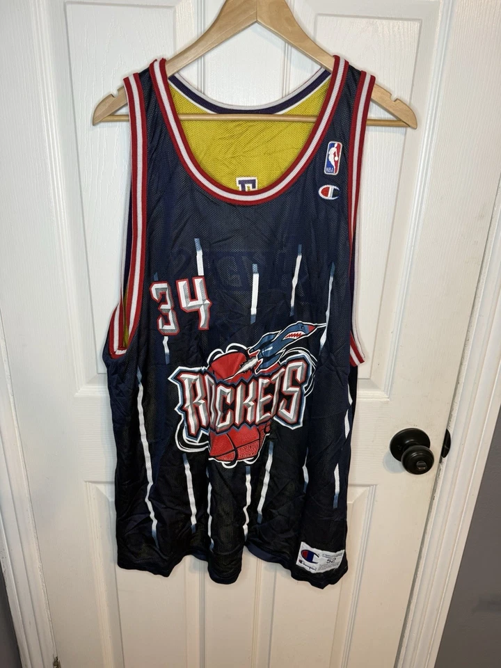 Camiseta reversible vintage campeón LA Lakers Shaquille O’Neal 52 Olajuwon Foto 1 de 4