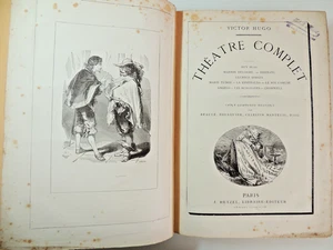Théâtre complet de Victor Hugo. Hetzel 1872. Vol in4, 140 dessins - Picture 1 of 9