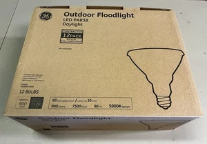 New GE LED 90-Watt Par38 Daylight Flood Light Bulb 12-pack NEW! - Picture 1 of 5
