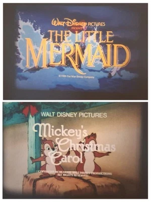 LITTLE MERMAID + CHRISTMAS CAROL TRAILER SUPER 8 COLOUR SOUND 50FT 8MM CINE FILM - image 1 of 4