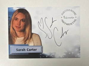 2005 SMALLVILLE SEASON FOUR SARAH CARTER AS ALICIA BAKER AUTOGRAPH CARD A29 - Picture 1 of 2