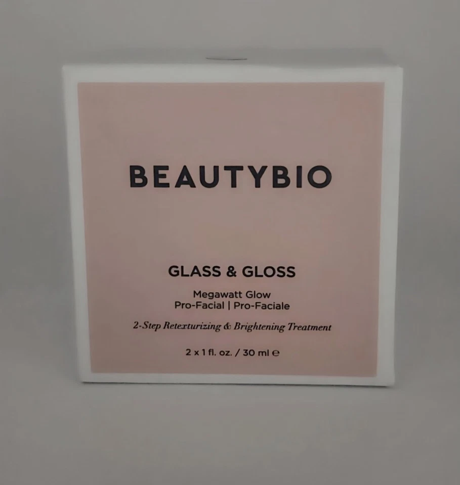 BeautyBio 玻璃和光泽 2 步再挤压美白 Pro 面部 2x 1 FL OZ — 第 1/1 张图片