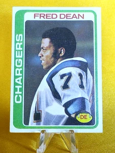 Topps Football #217 1978 Fred Dean RC (cargadores) - Imagen 1 de 2