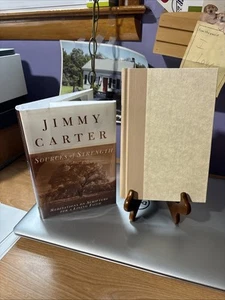 Jimmy Carter SIGNED 1st Ed Sources of Strength HB DJ 1997 Nr Fine Copy - Picture 1 of 10