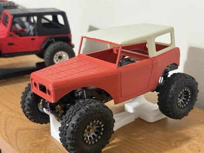 axial scx24 Pinched International Scout Body 1/24 Scale Rc Crawler Body - Image 1 of 3