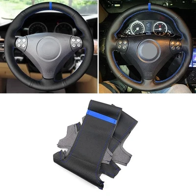 Синяя полоса руль кожаный чехол для Mercedes Benz SLK-класса 2004-2008 - Изображение 1 из 4