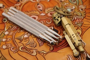 Leather Stamping Tool Beveling Undercut Beveler Stamps 304 Stainless Steel Ca... - Bild 1 von 9