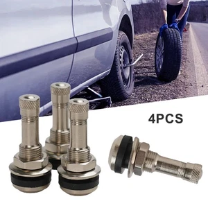 Tubeless Iron High Quality TR 416 Tyre Valves Car Chrome Tyre Valves 1 Set - Picture 1 of 12